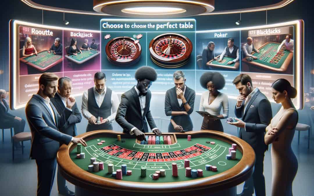 Kako odabrati pravi stol u live casinu?