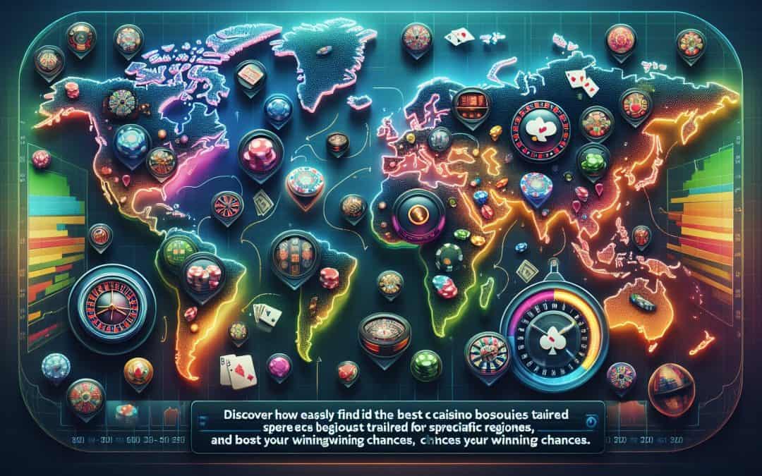 Kako pronaći casino bonuse koji vrijede za određene regije?