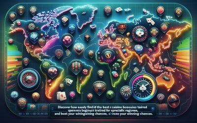 Kako pronaći casino bonuse koji vrijede za određene regije?